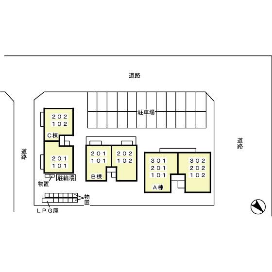 ★D-room★ペット可（小型犬のみ）★インターネットWi-Fi無料★カーサ・オリーブB