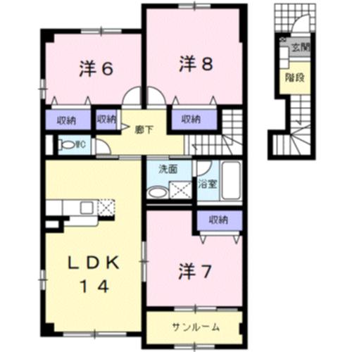 ★大東建託★グランデナカミチ弐番館