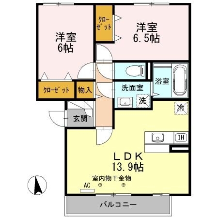 ★D-room★インターネット無料★アバンセレジデンスA