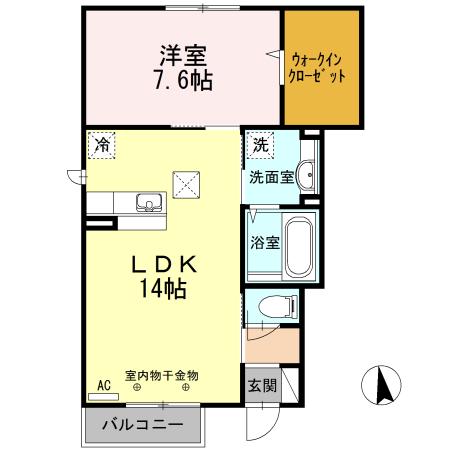 ★D-room★ペット可(犬・猫)★インターネット無料★グレイスコート根城