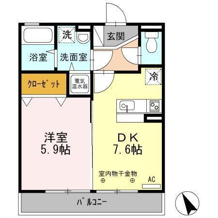★D-room★オール電化★クリスタル・ガーデン