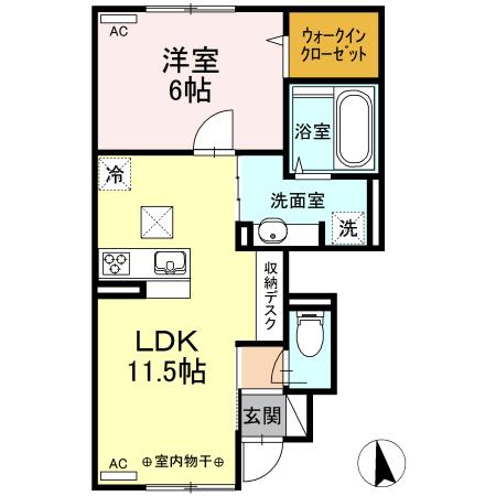 ★D-room★オール電化★インターネット無料★soleil城下