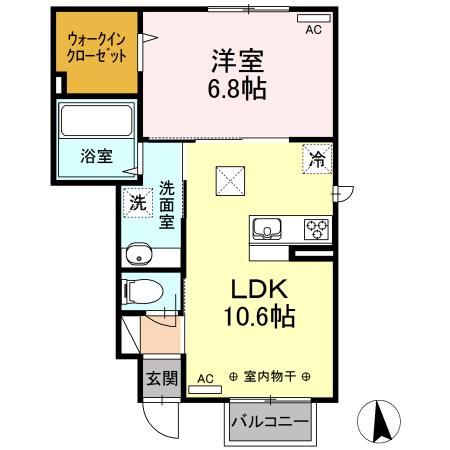 ★D-room★オール電化★インターネットWi-Fi無料★リーブラ レオ