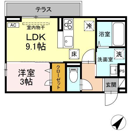 ★D-room★太陽光発電ZEH-M★インターネット無料★新築★レスア柏崎Ⅰ