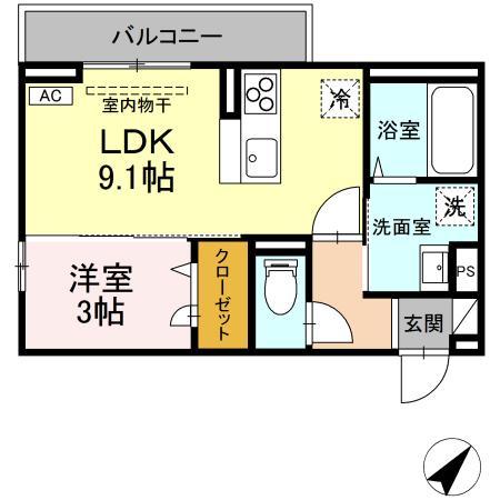 ★D-room★太陽光発電ZEH-M★インターネット無料★新築★レスア柏崎Ⅰ